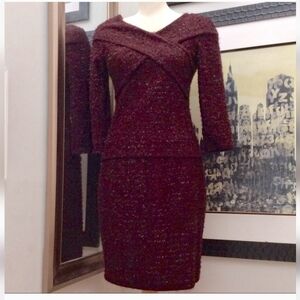 Vintage Joseph Ribbkoff 2 Piece Knit Suit